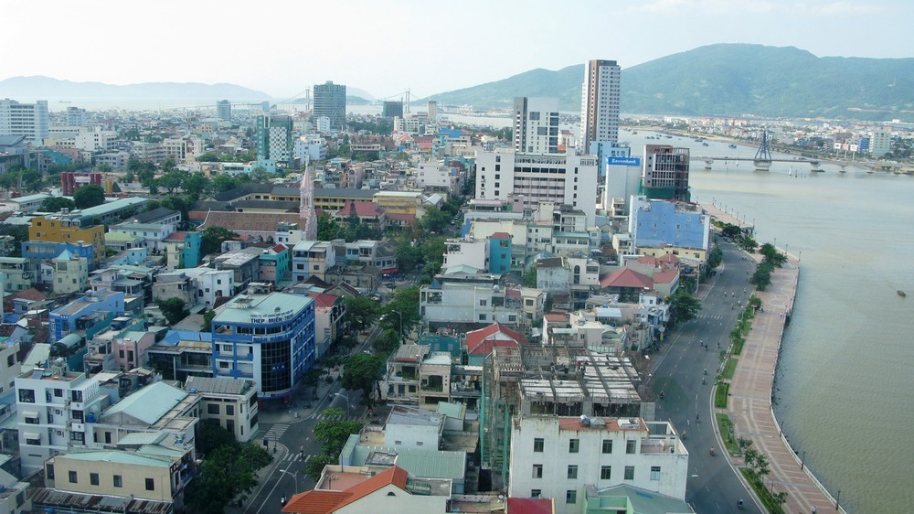 A view of Da Nang City A view of Da Nang City